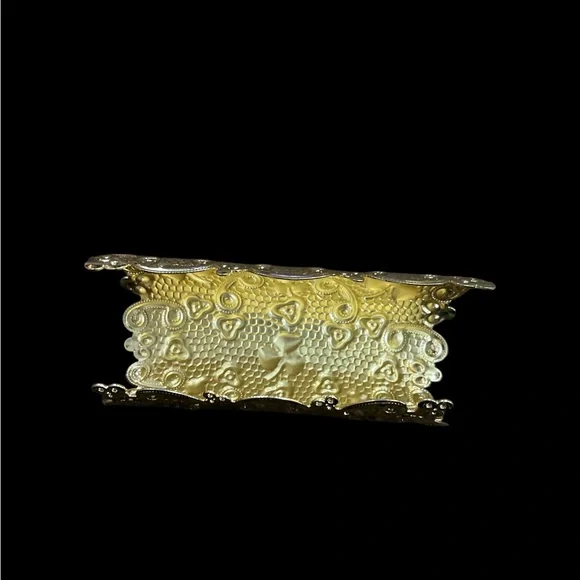 Intricate Gold Cuff Bracelet - Picture 3 of 3